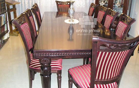 רהיטים שלחן מלכים שלחן וכיסאות סלון מרופדים