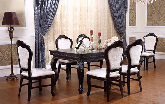 רהיטים שלחן מלכים שלחן וכיסאות סלון