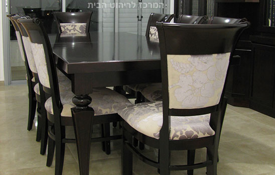 רהיטים שולחן מלכים שלחן וכיסאות סלון מרופדים