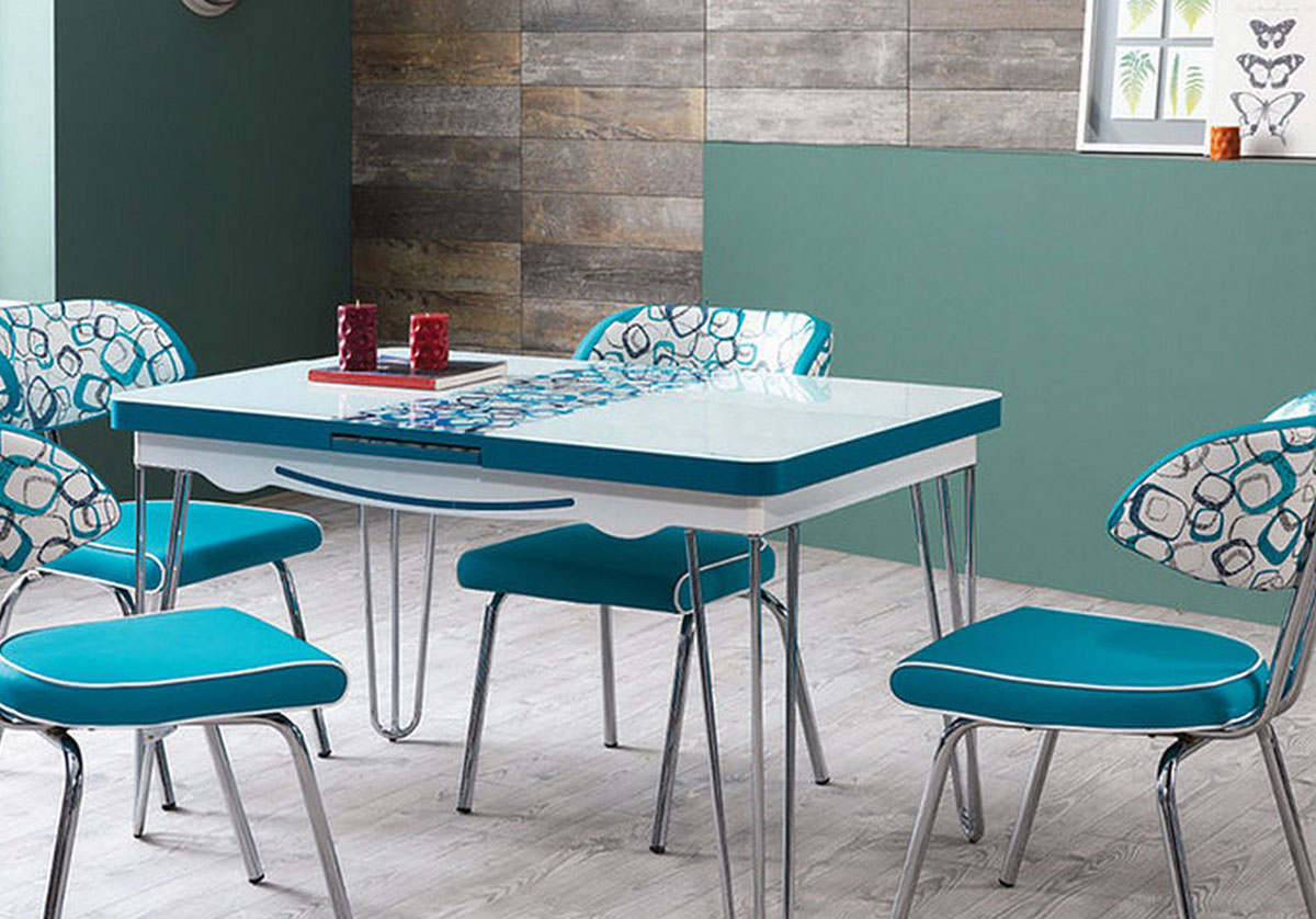 רהיטים שולחן מלכים שולחנות וכיסאות למטבח