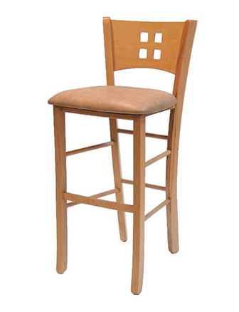 רהיטים שולחן מלכים כיסאות בר מעץ מרופדות